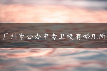 广州市公办中专卫校有哪几所-广东技校排名网