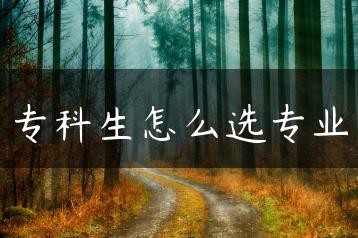 专科生怎么选专业-广东技校排名网