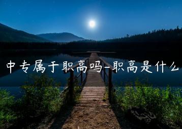 中专属于职高吗-职高是什么-广东技校排名网