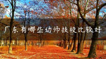 广东有哪些幼师技校比较好-广东技校排名网