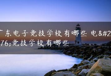 广东电子竞技学校有哪些 电子竞技学校有哪些-广东技校排名网